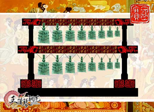 16件晉侯穌青銅編鐘，西周時期編鐘編磬
